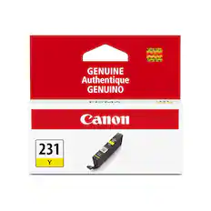Carron Cally PEOTA ORGORA Canon DE - und Ando Canon Canor
GENUINE Authentique GENUINO
PIXMA
231
Canon
231 Y
231 FAILS Y = NEWS ANDE -