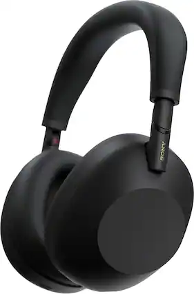 Front. Sony - WH-1000XM6- Best Wireless Noise Canceling Headphones - Black.