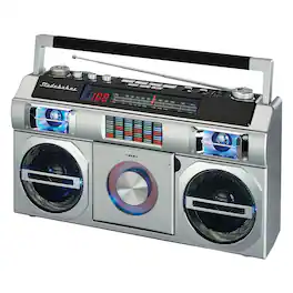 Studebaker - Master Blaster 5W Boombox with Bluetooth - Silver