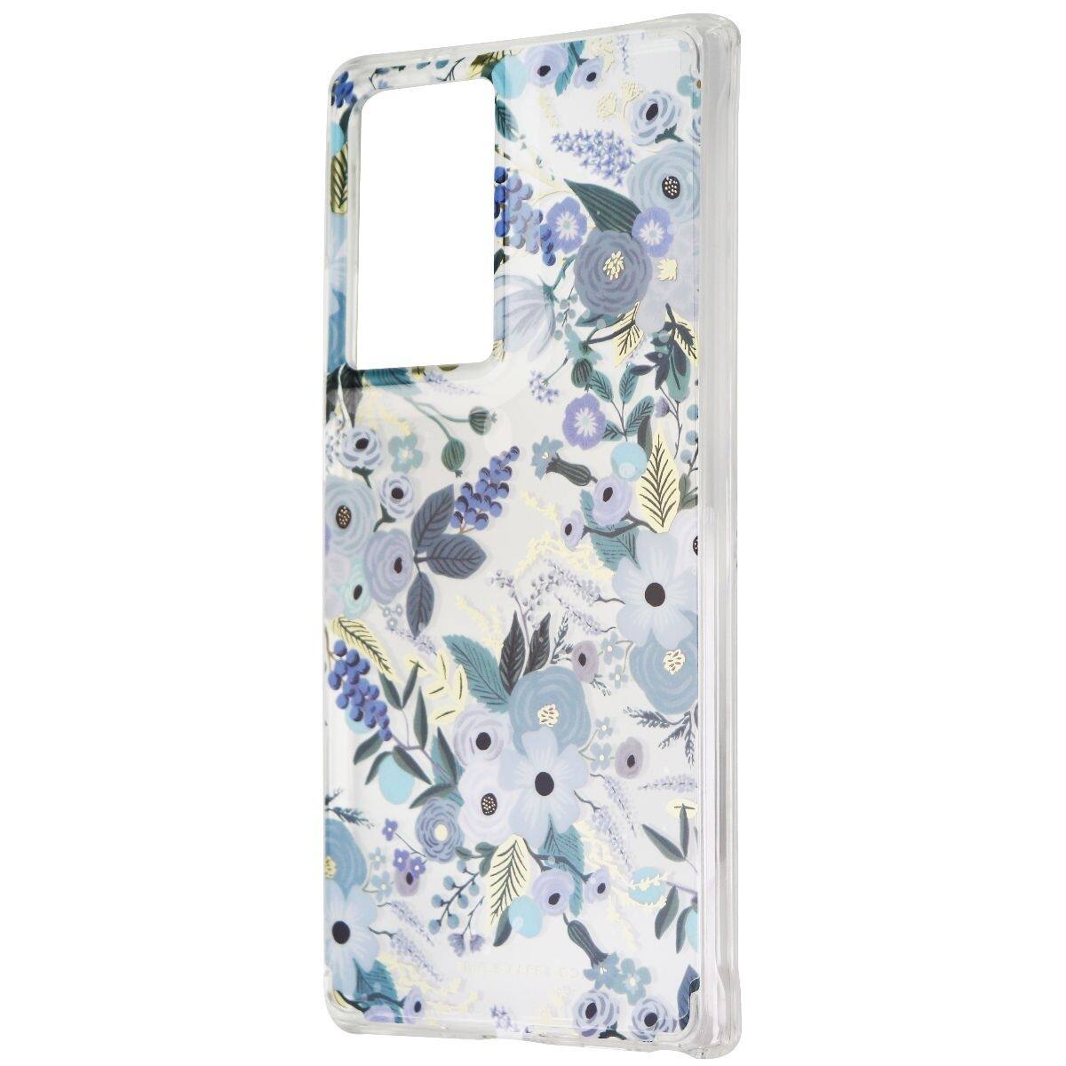 Front. Case-Mate - Rifle Paper Co. Hard Case for Samsung Galaxy Note20 Ultra 5G - Garden Party Blue - Multicolor.