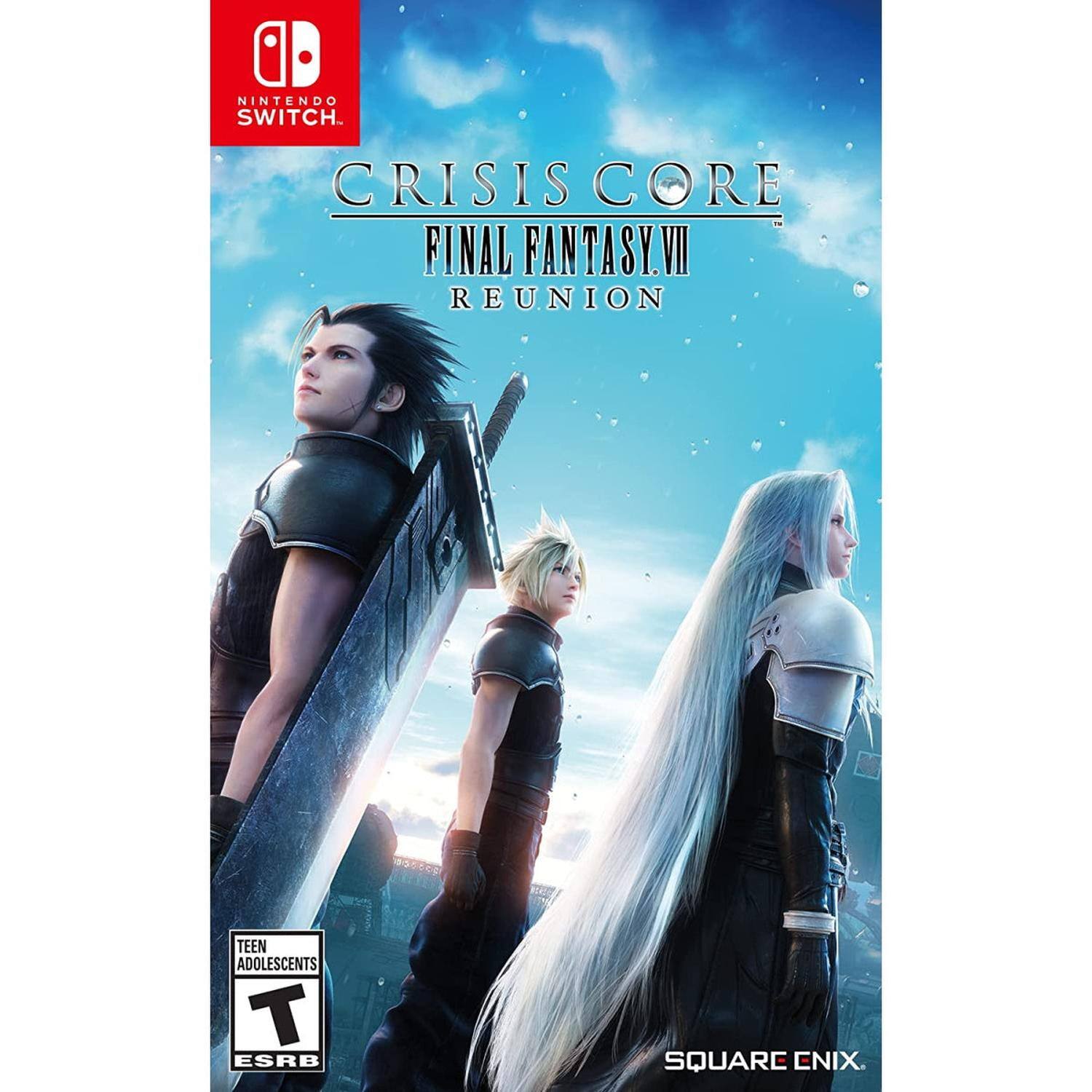 NINTENDO SWITCH  
CRISIS CORE FINAL FANTASY VII REUNION  
TEEN ADOLESCENTS  
ESRB  
SQUARE ENIX