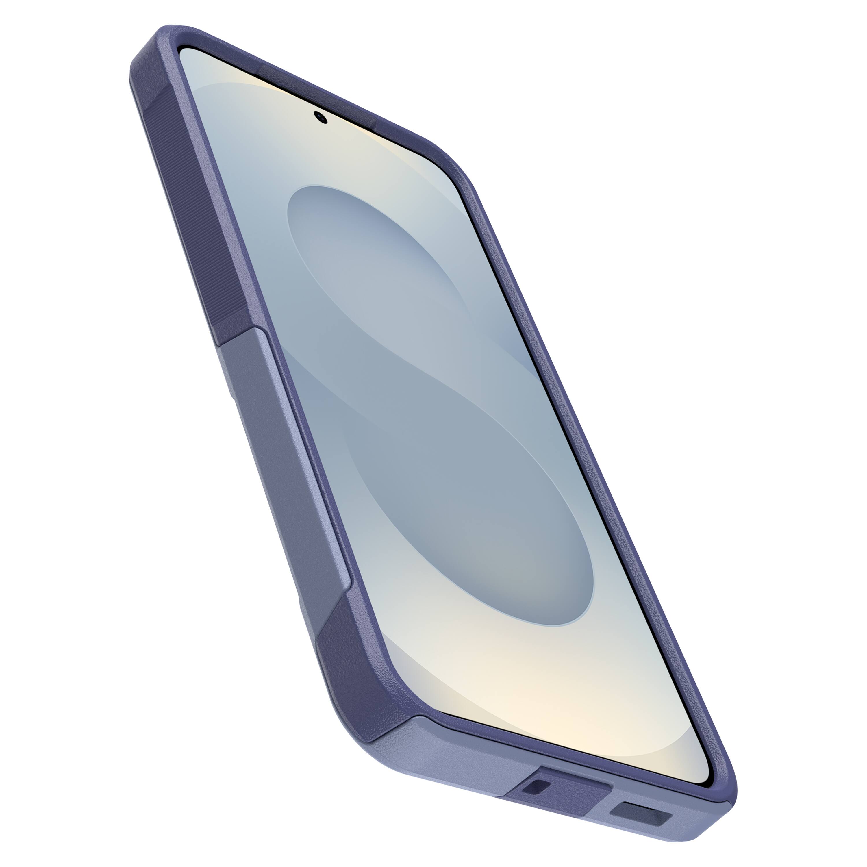 Left. OtterBox - Commuter Series Hard Shell for Samsung Galaxy S25+ - Purple.