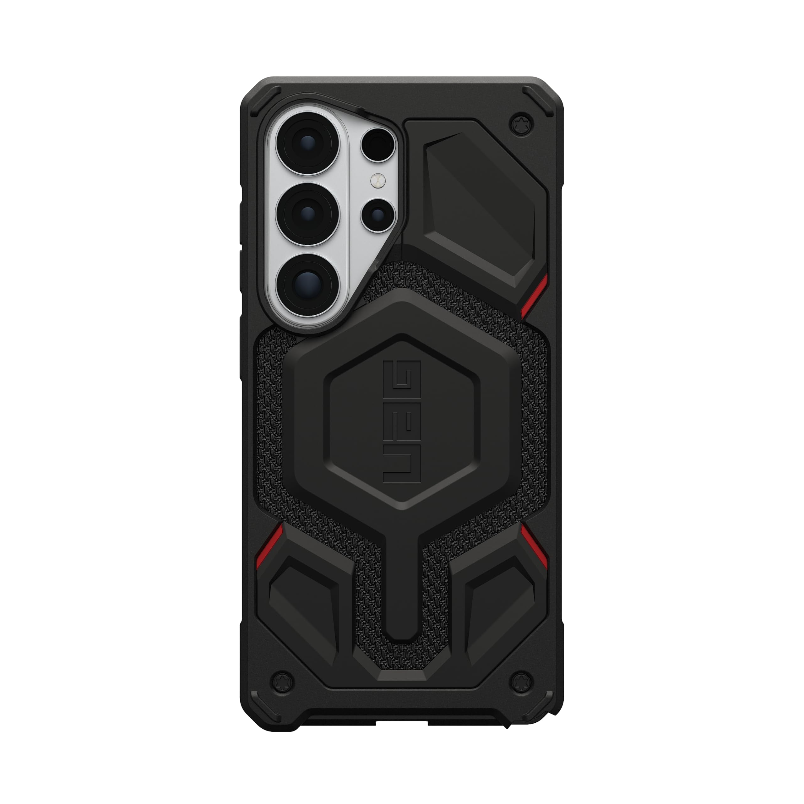 Alt View 5. UAG - Samsung Galaxy S26 Ultra Case with Magnetic Charging, DuPont™ Kevlar® Material Inlay, Multilayer Rugged Protective Cover - Kevlar Black.