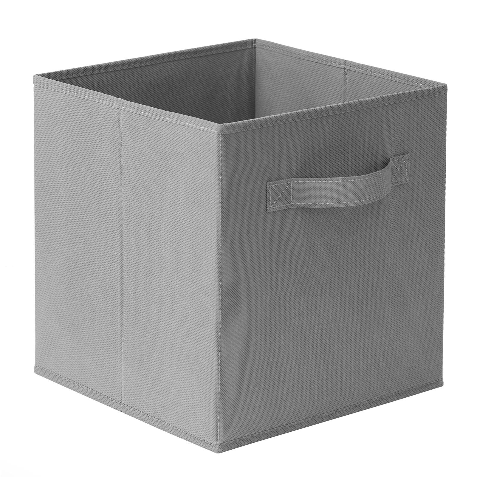 Alt View 8. Casafield - (Set of 6) Collapsible Fabric Cubes - Storage Bins - Gray.