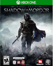 XBOX ONE. MIDDLE-EARTH - SHADOW OF MORDOR. MATURE 17+ M ESRB OVER 45 AWARDS AND NOMINATIONS - BEST OF E3 AWARD OF 3 MONOLITH GAMES.
