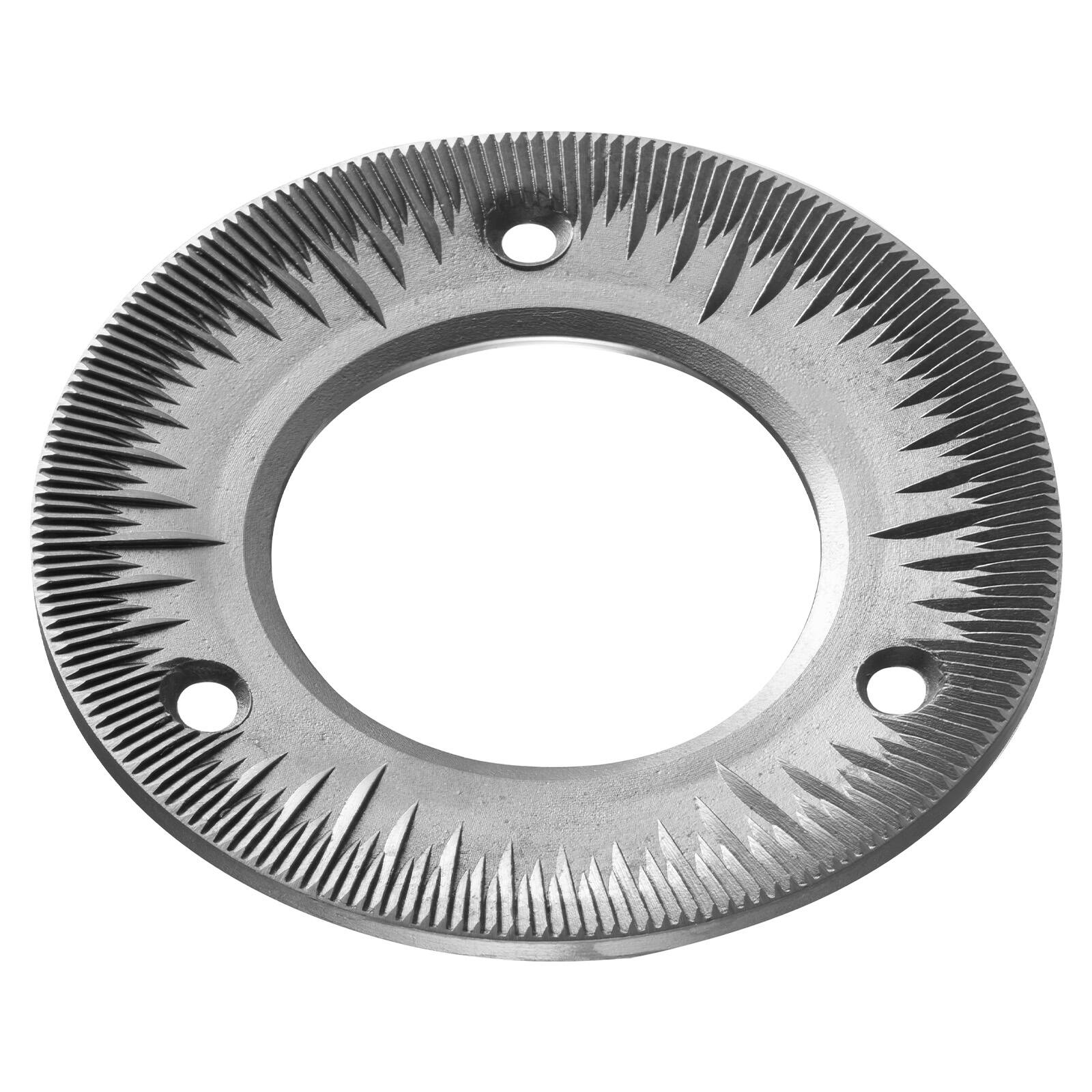 Alt View 5. VEVOR - 2PCS Grinding Sheets for Electric Grain Mill Grinder, Cast Iron Dry Grinding Discs, Replacement Grinding Plates - Black.