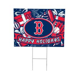 Evergreen Enterprises - 24" x 18" Happy Holidays Christmas Outdoor Staked Yard Sign - Multicolor