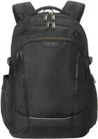 Targus - 17” Voyager EXP Travel Backpack - Black/Orange - Front_Zoom