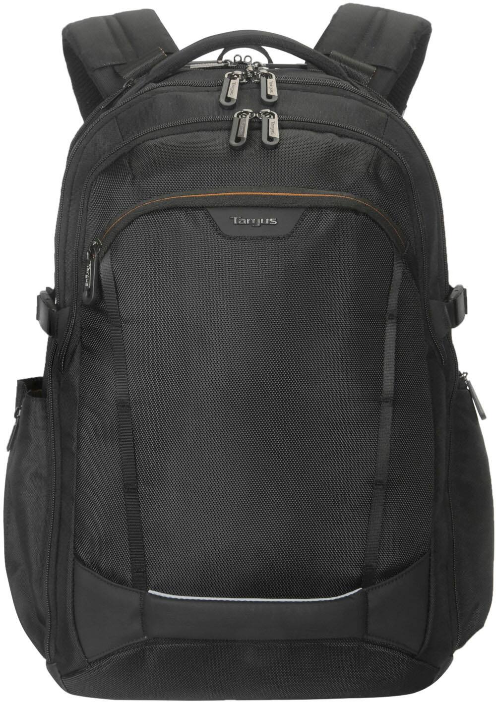 Targus - 17” Voyager EXP Travel Backpack - Black/Orange