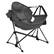 Alt View 3. Ainfox - Ainfox Oversized Camping Folding Chair, Portable Heavy Duty Swing Chair Hammock - gray.