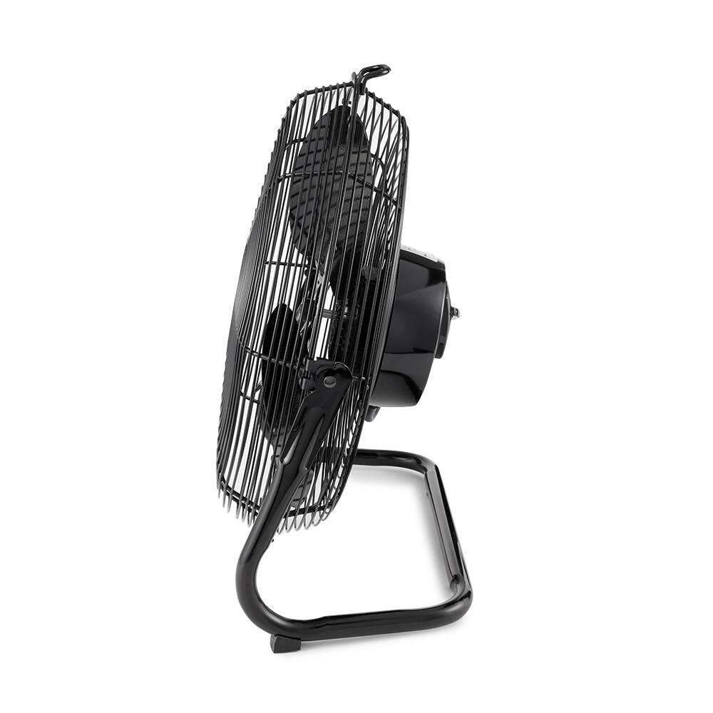 Alt View 10. Air King - Air King 18 Inch 1/6 HP 3-Speed Indoor Industrial Open Motor Pivoting Floor Fan - Black.