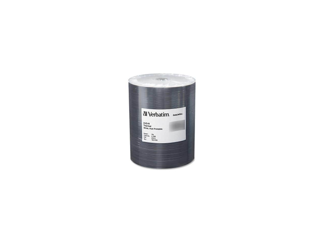 Verbatim - DataLifePlus 4.7GB 16X DVD-R 100 Packs Wrap Media Model 97015
