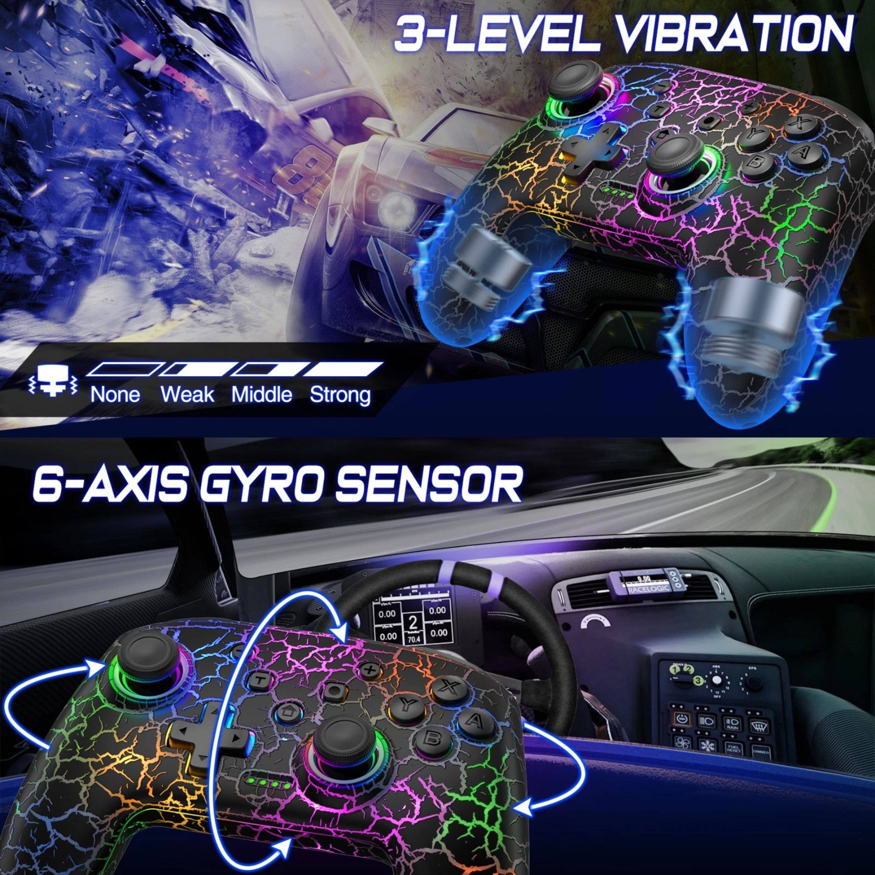 3-LEVEL VIBRATION  
None Weak Middle Strong  

6-AXIS GYRO SENSOR
