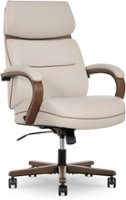 Finch Neo Two Retro-Modern Mid-Back Office Chair - Cream - Front_Zoom