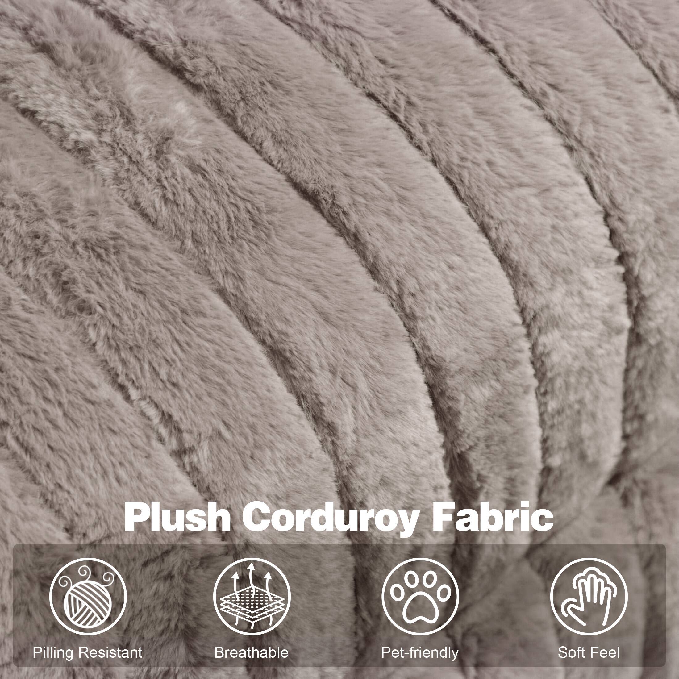 Plush Corduroy Fabric

- Pilling Resistant
- Breathable
- Pet-friendly
- Soft Feel