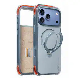 TORRAS - Ostand Q3 Air Pro iPhone 18 Pro Case: 16.4FT Drop, 180° Kickstand, MagSafe - Polar Slate