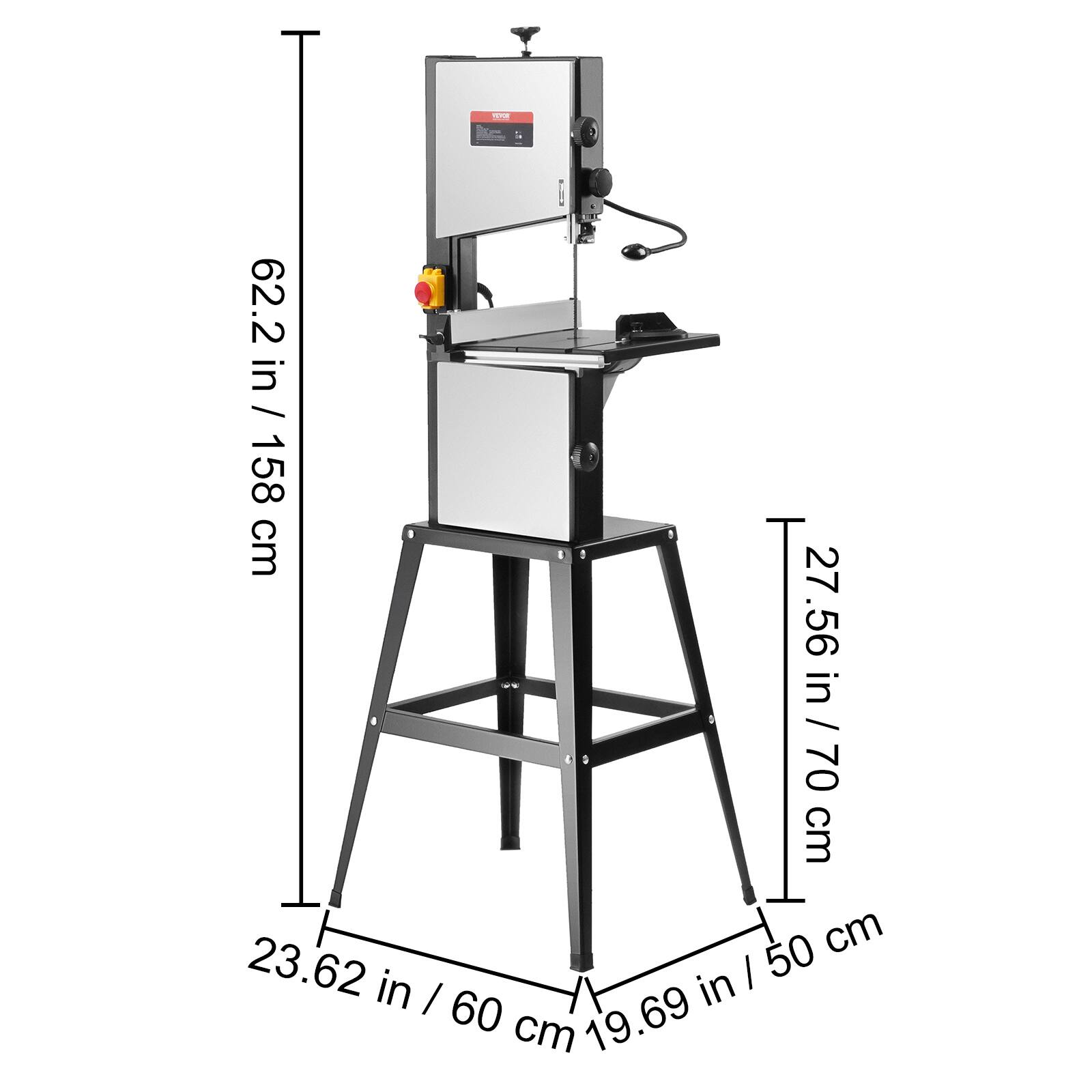 FEIGE 62.2 in / 158 cm  
27.56 in / 70 cm  
23.62 in / 60 cm  
19.69 in / 50 cm
