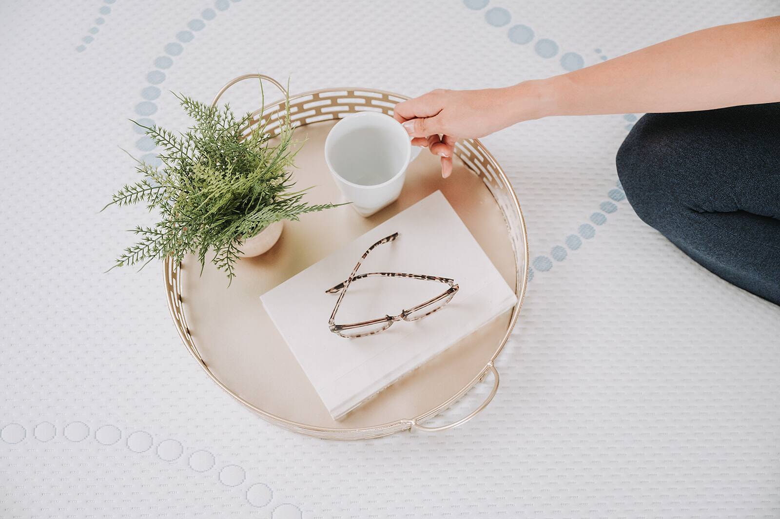 Alt View 1. Glintex - 8-Inch Twin Memory Foam Mattress with Open-Cell Pressure Relief Foam and High-Density Support Base - Multicolor.