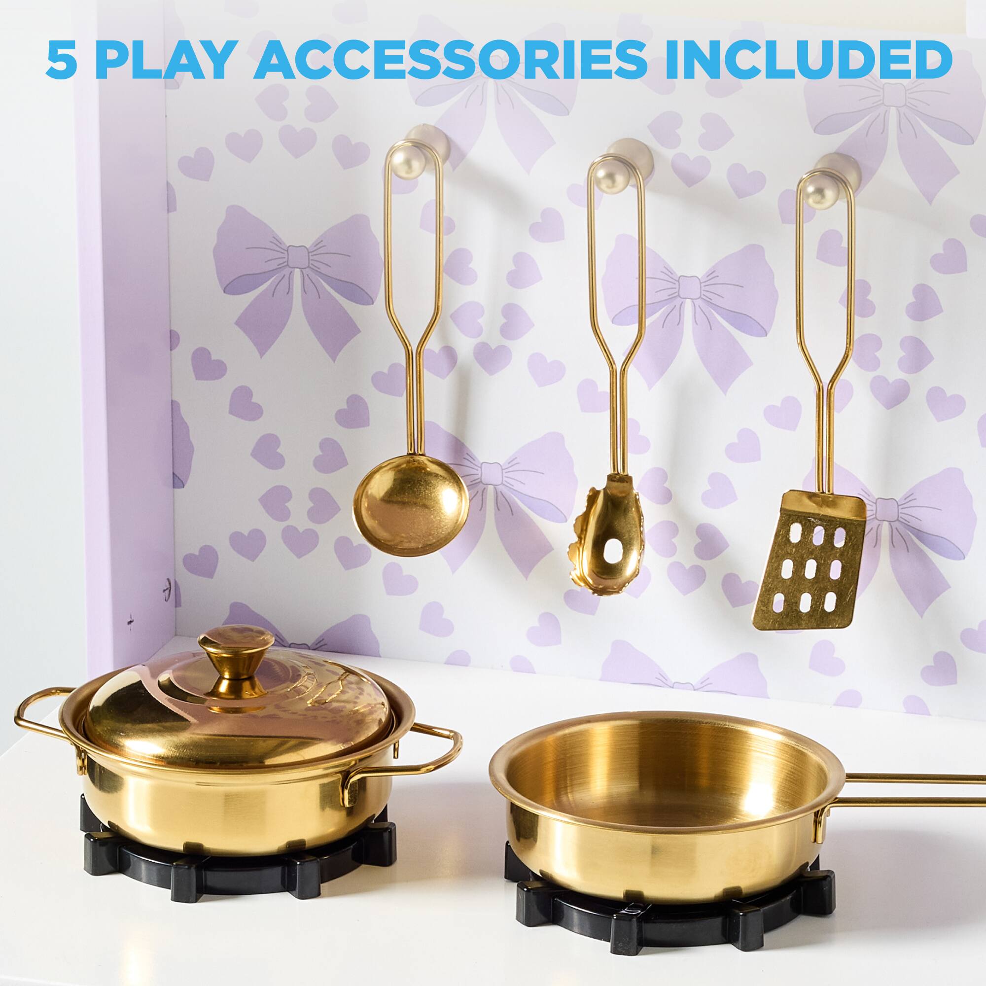 5 PLAY ACCESSORIES INCLUDED