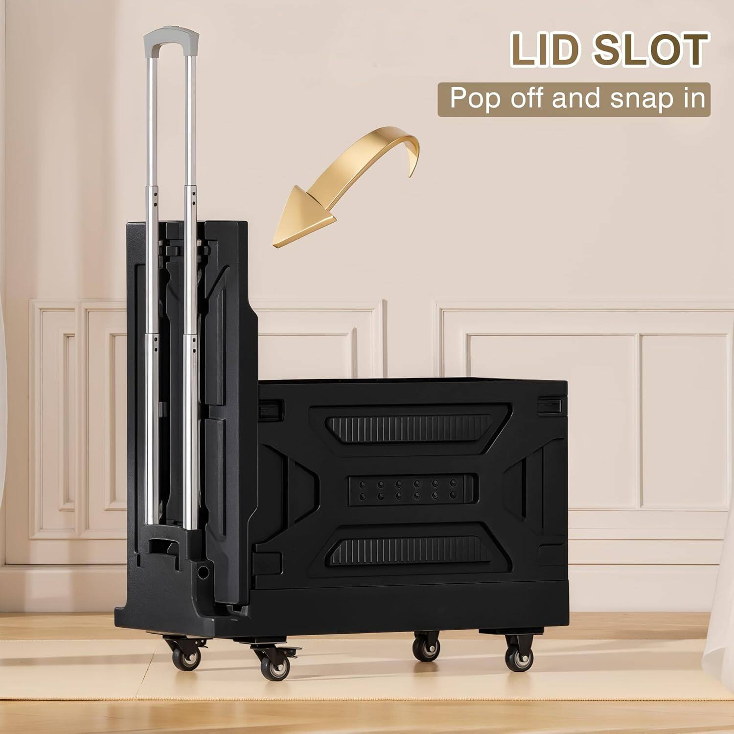 LID SLOT  
Pop off and snap in