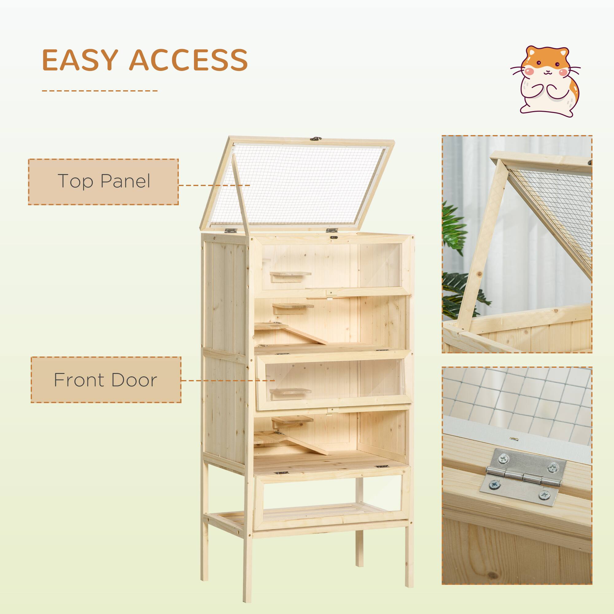 EASY ACCESS

Top Panel

Front Door