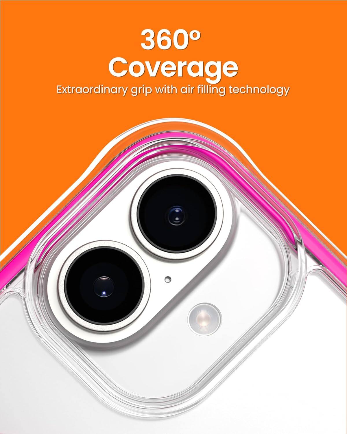 360° Coverage Extraordinary grip with air filling technology