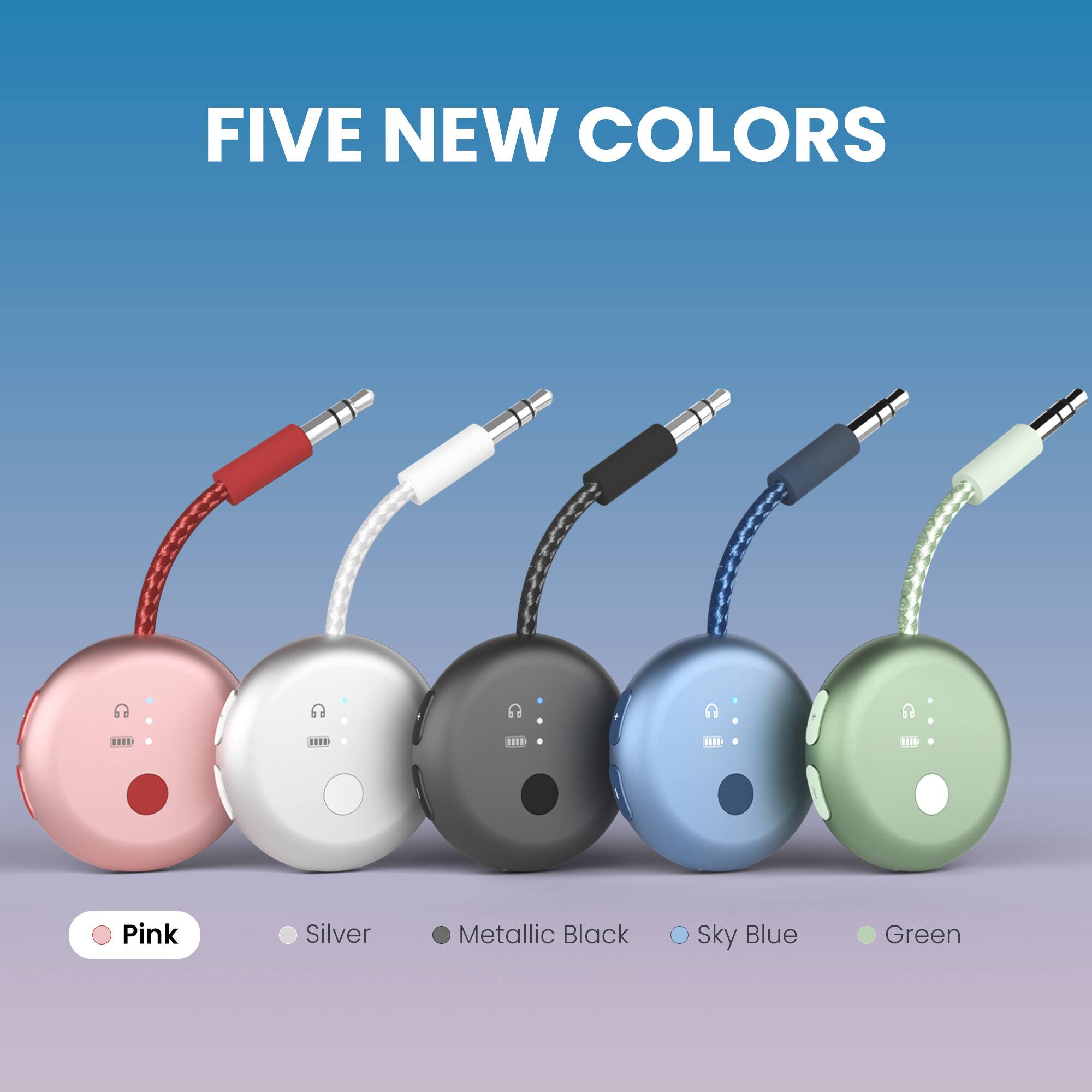 Alt View 1. Avantree - SoundJet R1 – 25Hr Airplane Bluetooth Adapter for All AirPods (Pro/Max) with Qualcomm Chipset.