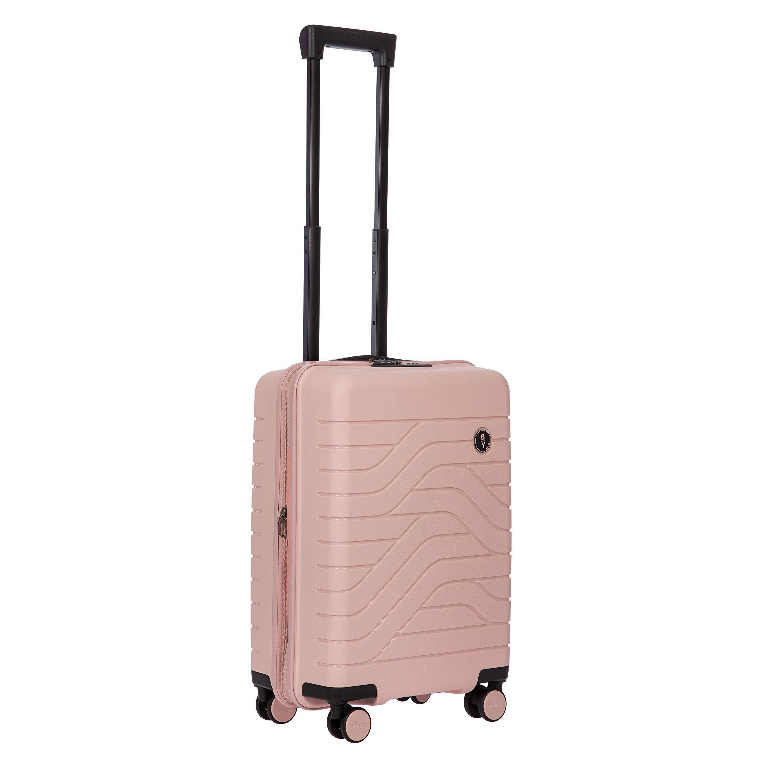 Angle. Bric's - Bric's B|Y Ulisse 21" Expandable Spinner, Pearl Pink - Pearl Pink.