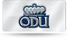 Rico Industries - Old Dominion Monarchs Mirrored Laser Cut License Plate Auto Tag - Multi