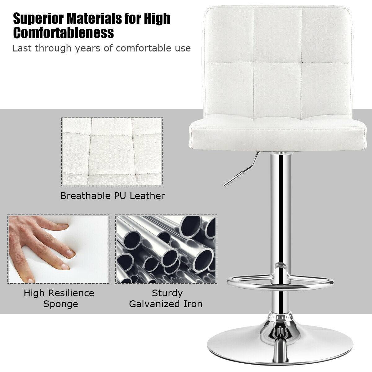 Superior Materials for High Comfortableness

Last through years of comfortable use

Breathable PU Leather

High Resilience Sponge

Sturdy Galvanized Iron