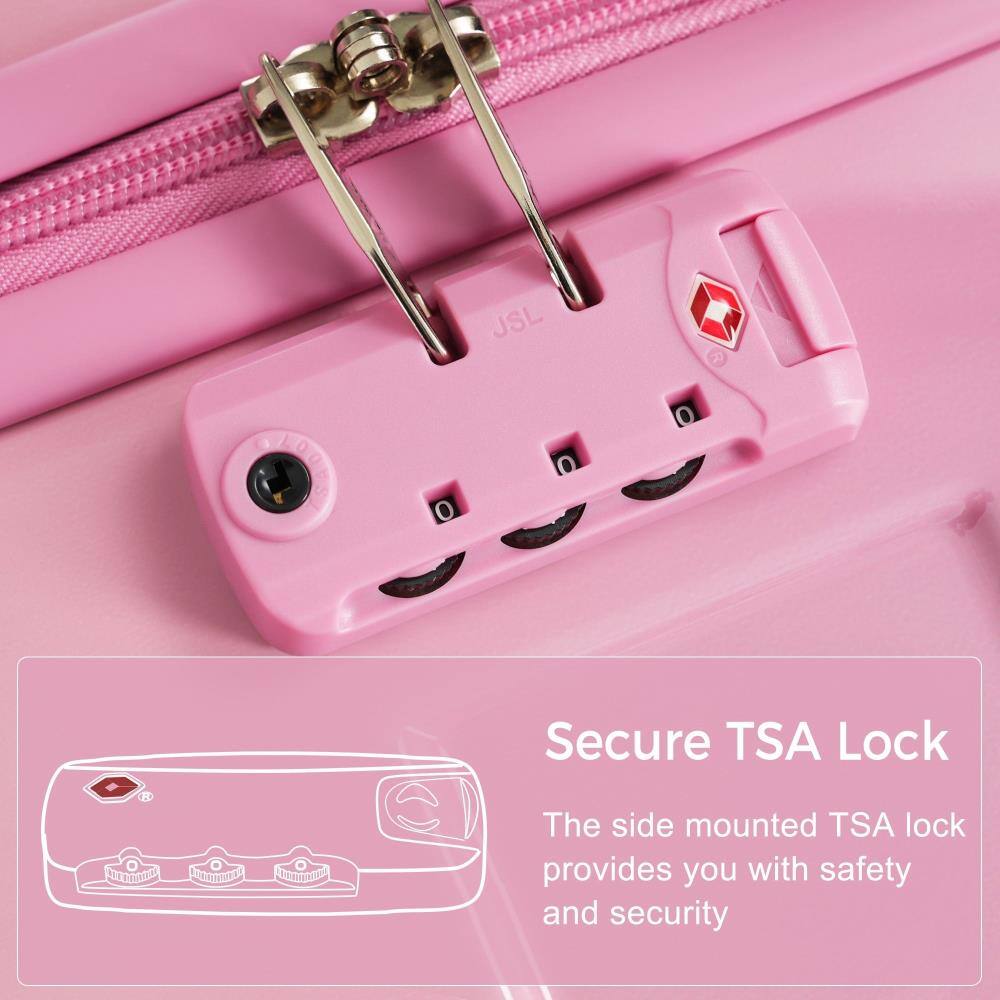 Secure TSA Lock

The side mounted TSA lock provides you with safety and security