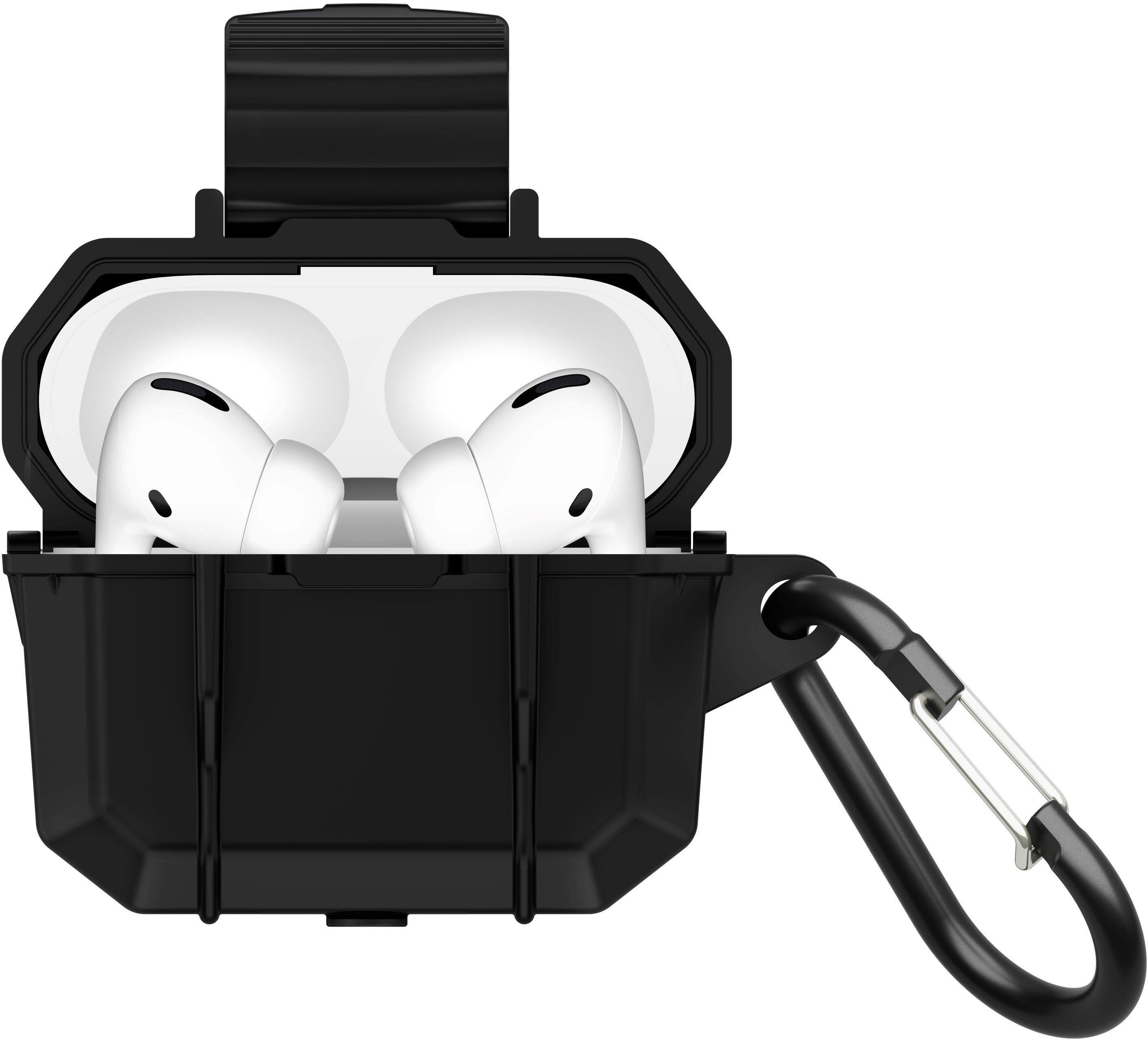 Angle. Pelican - Marine Case for Apple Airpods Pro 3rd Generation - Black.