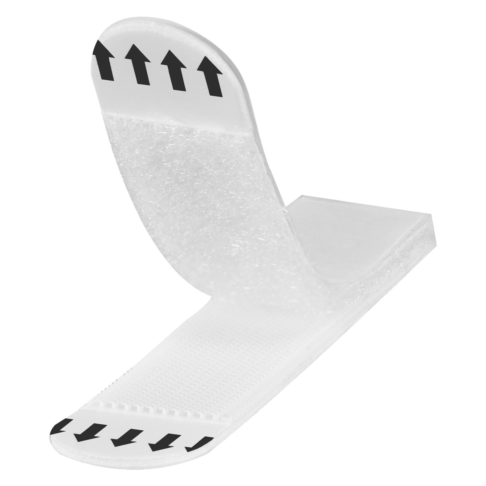 Alt View 5. VEVOR - Picture Hanging Strips, 34 Pairs, Large Picture Hangers with Removable Adhesive, Hook & Loop Strips, Wall Hanging Strips - White.