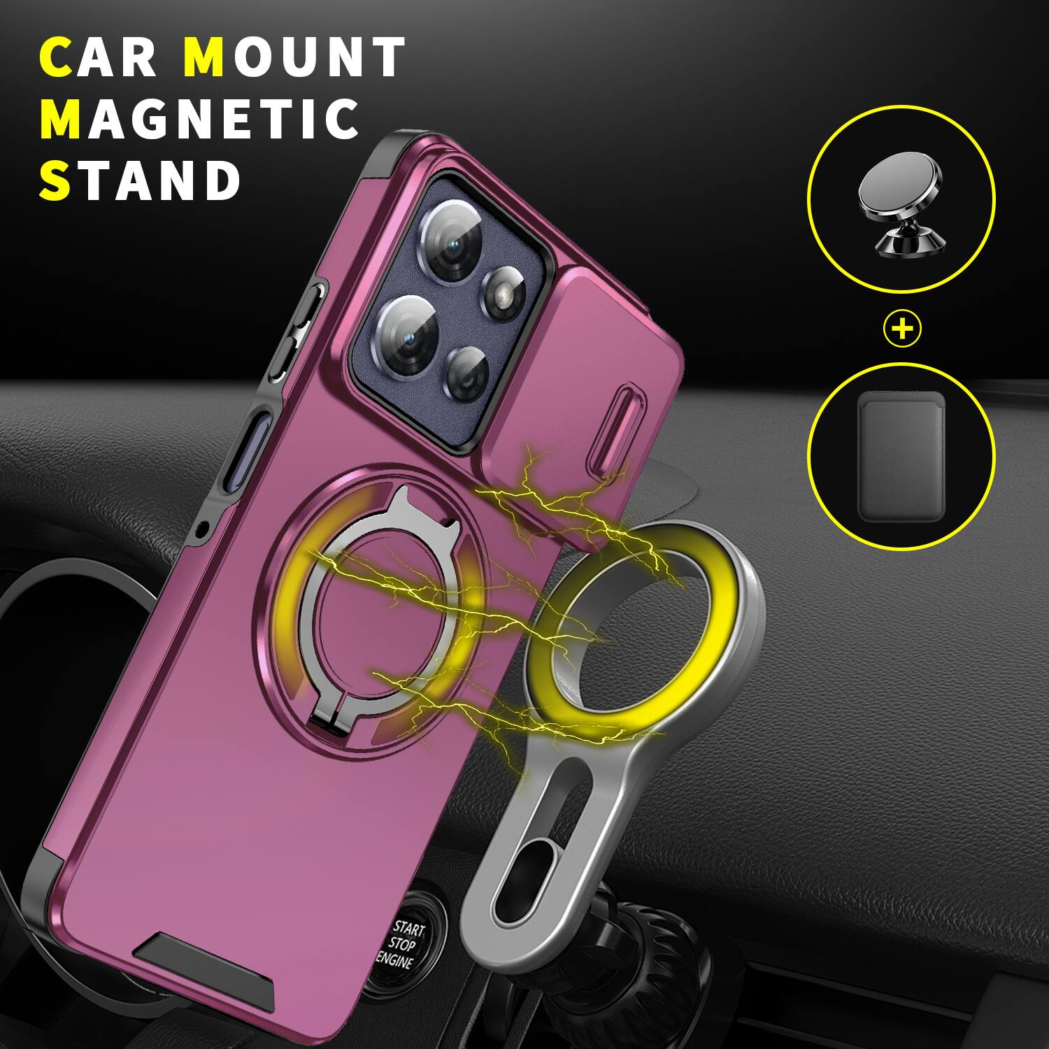 CAR MOUNT MAGNETIC STAND

START STOP ENGINE