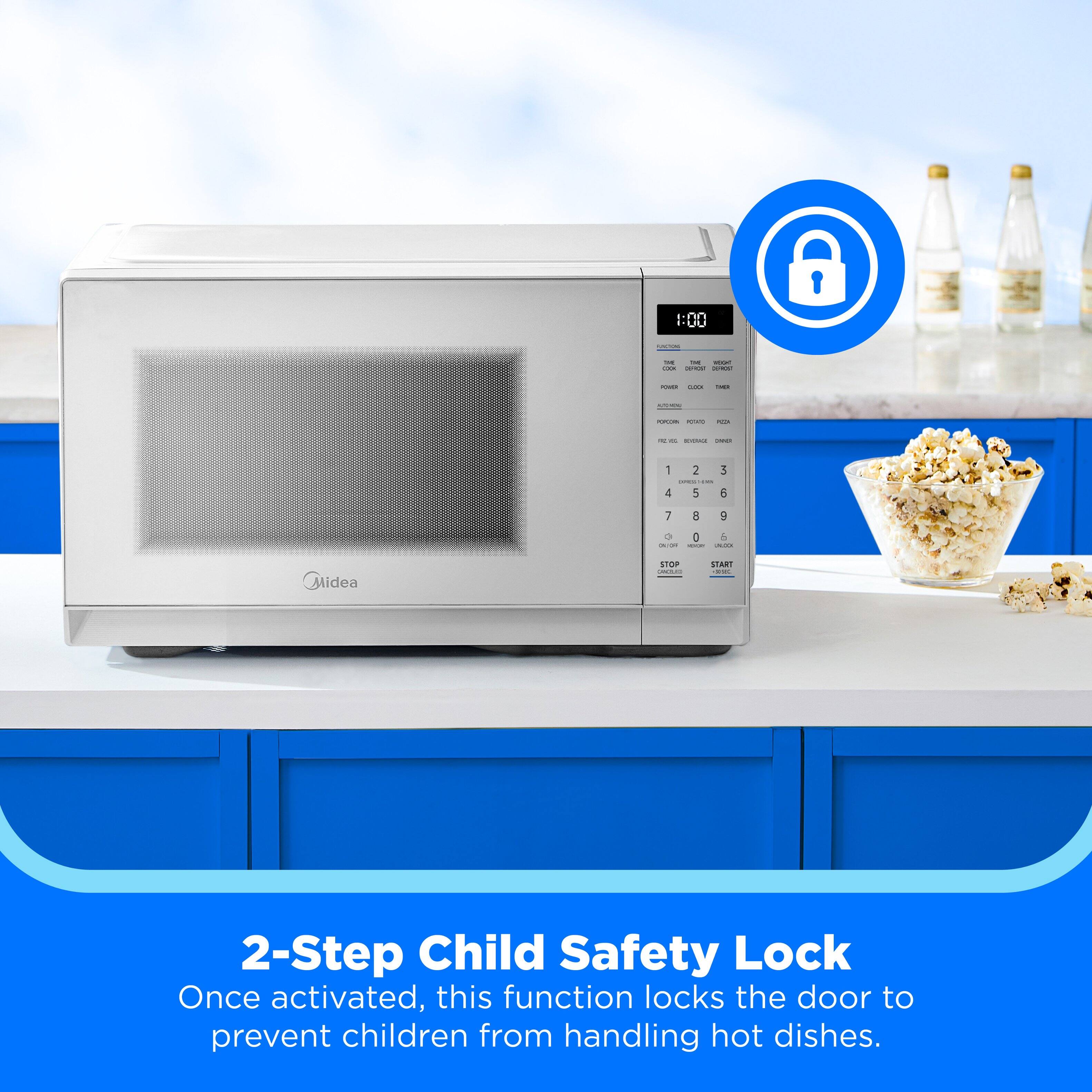 2-Step Child Safety Lock  
Once activated, this function locks the door to prevent children from handling hot dishes.