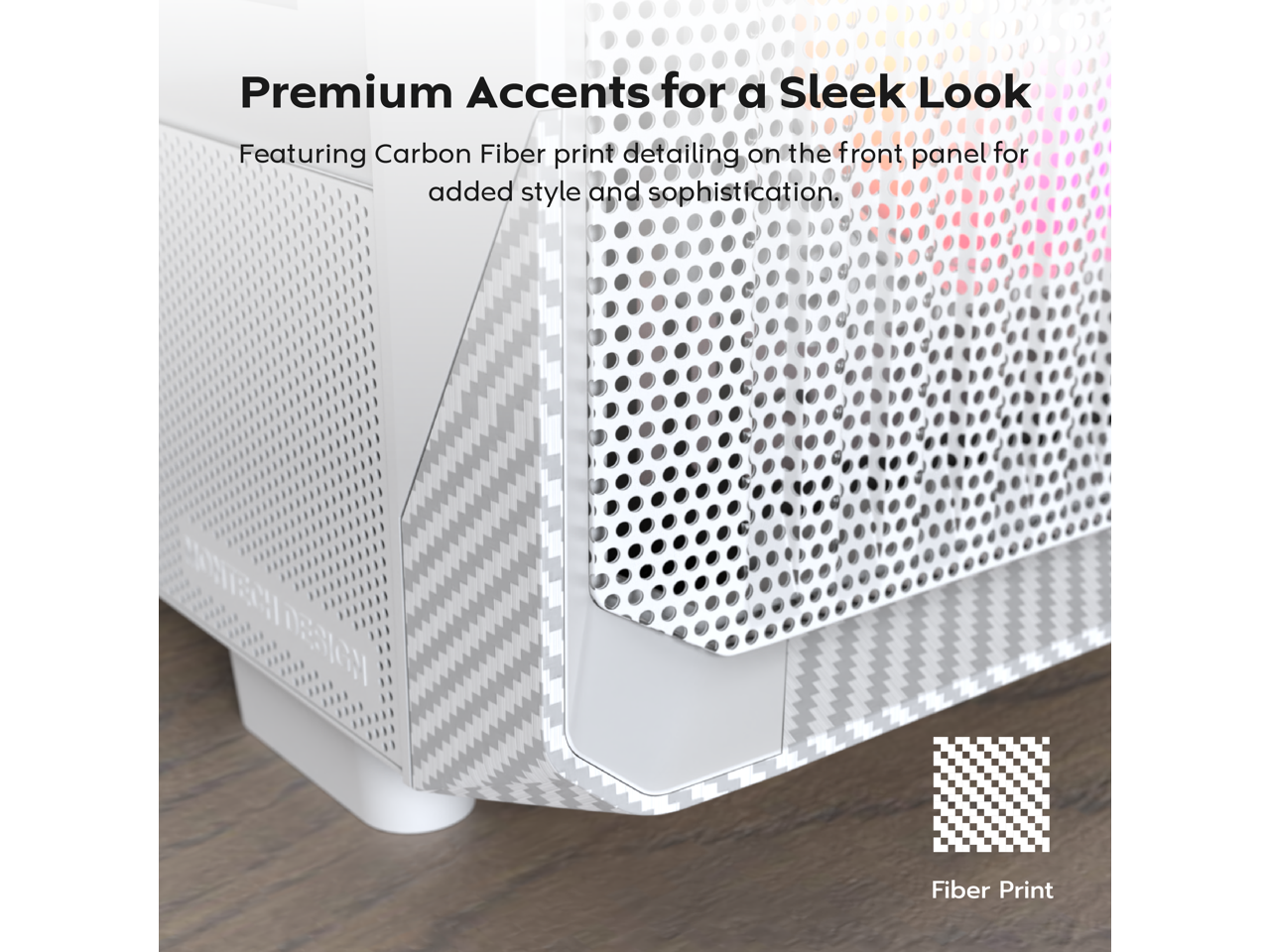 Premium Accents for a Sleek Look

Featuring Carbon Fiber print detailing on the front panel for added style and sophistication.