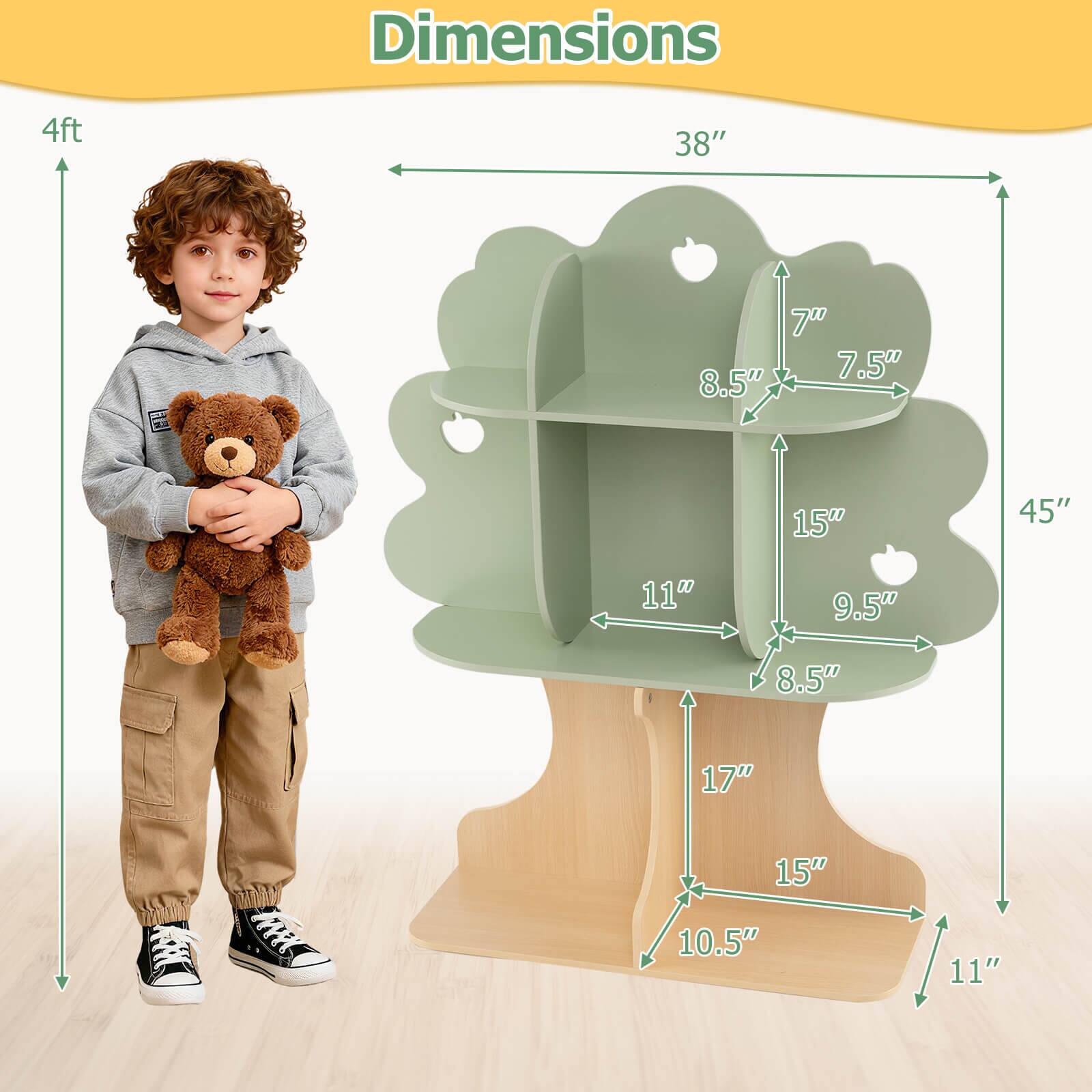 Dimensions: 4ft, 38", 7", 7.5", 8.5", 15", 45", 11", 9.5", 8.5", 17", 15", 10.5", 11"