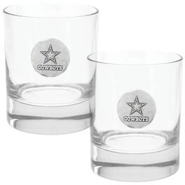 Wendell August Forge - Dallas Cowboys Two-Piece 11oz. Rocks Glass Set - Multicolor