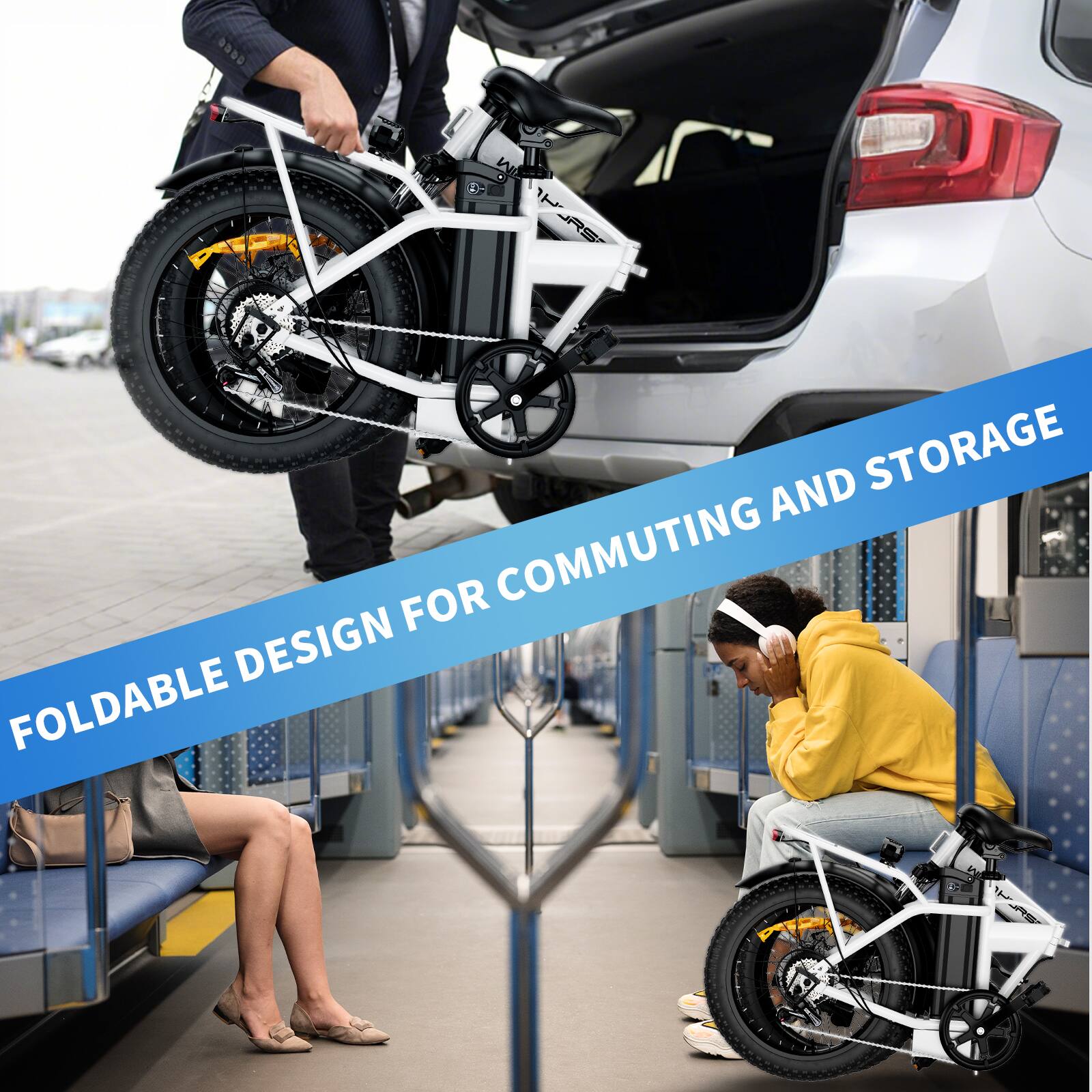 FOLDABLE DESIGN FOR COMMUTING AND STORAGE