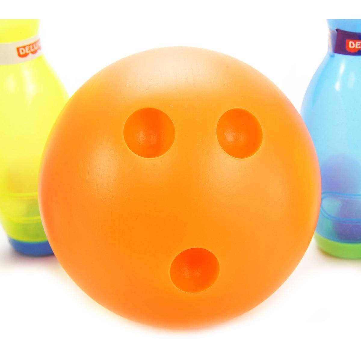 Back. JuzToys - 7" Super Bowling Set For Kids Bowling Set Toy Games - Multi.