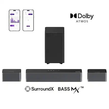 - Dolby Atmos
- SurroundX
- BASS MX™