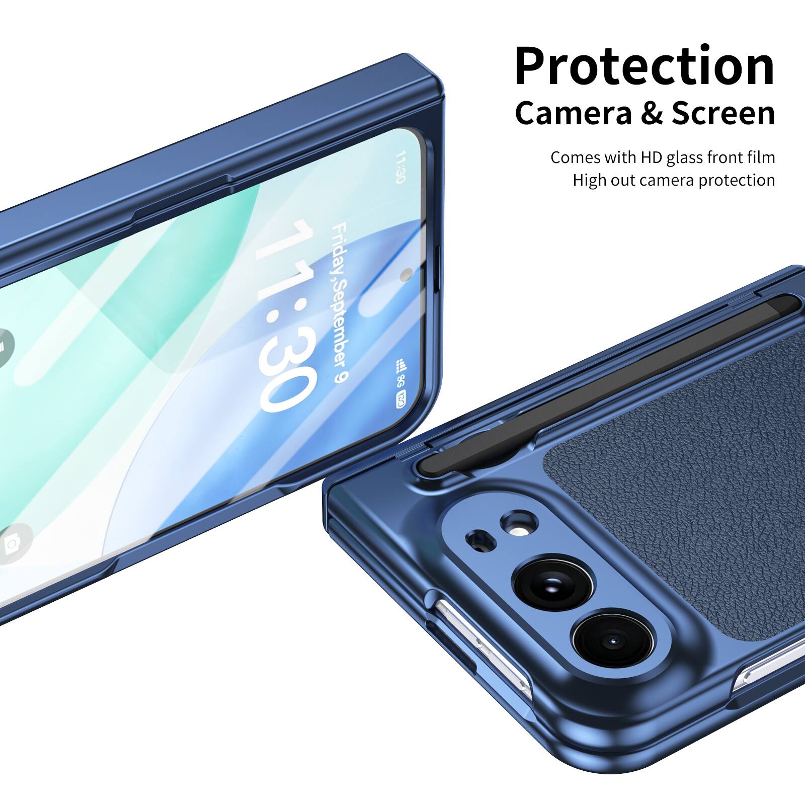 11:30  
Friday September 9  

Protection Camera & Screen  
Comes with HD glass front film  
High out camera protection