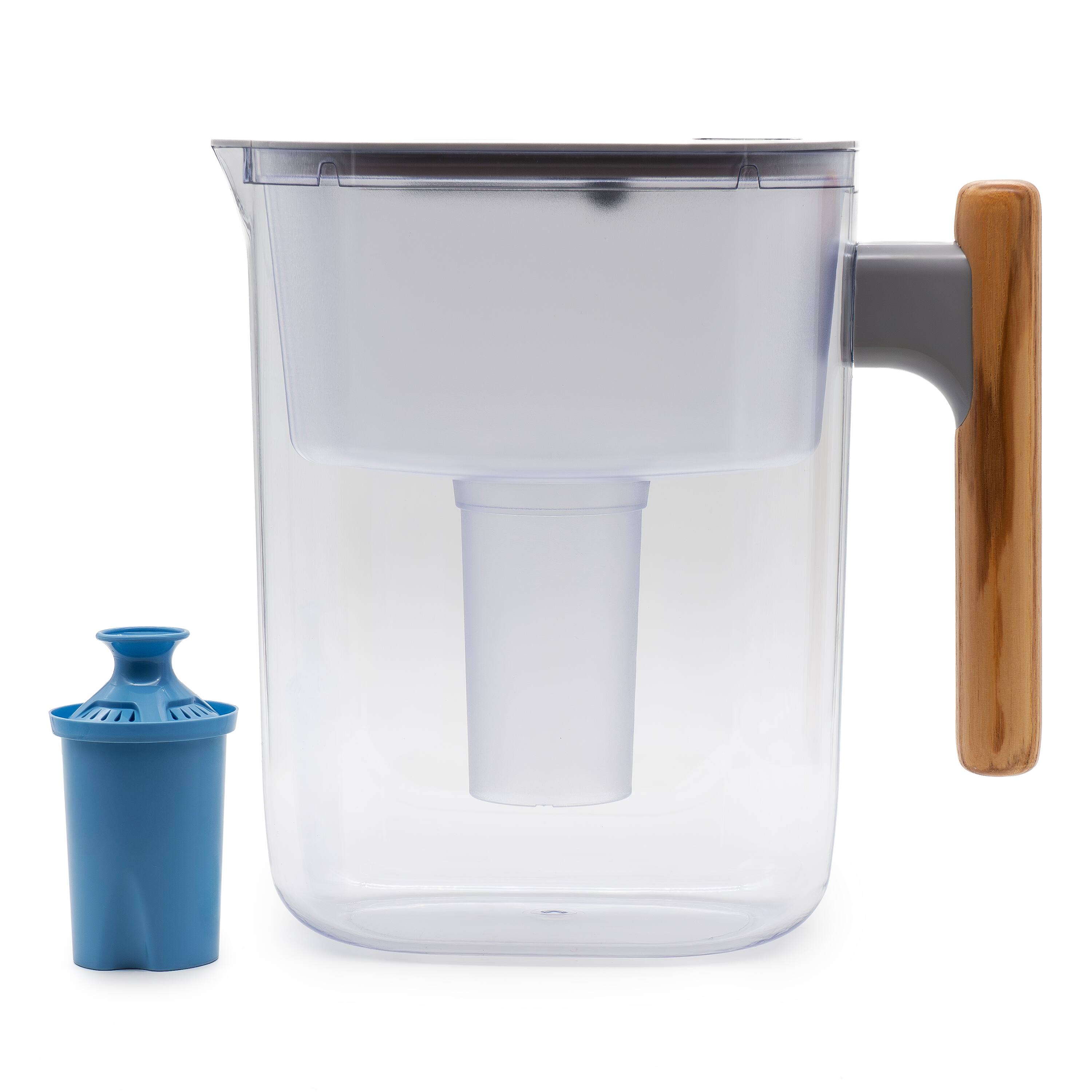 Alt View 2. FC Design - Freco 16 Cup/3.8L Water Filter Pitcher – 1 Elite Long Life Brita Compatible Filter, NSF42/53 Certified, BPA Free – Grey.