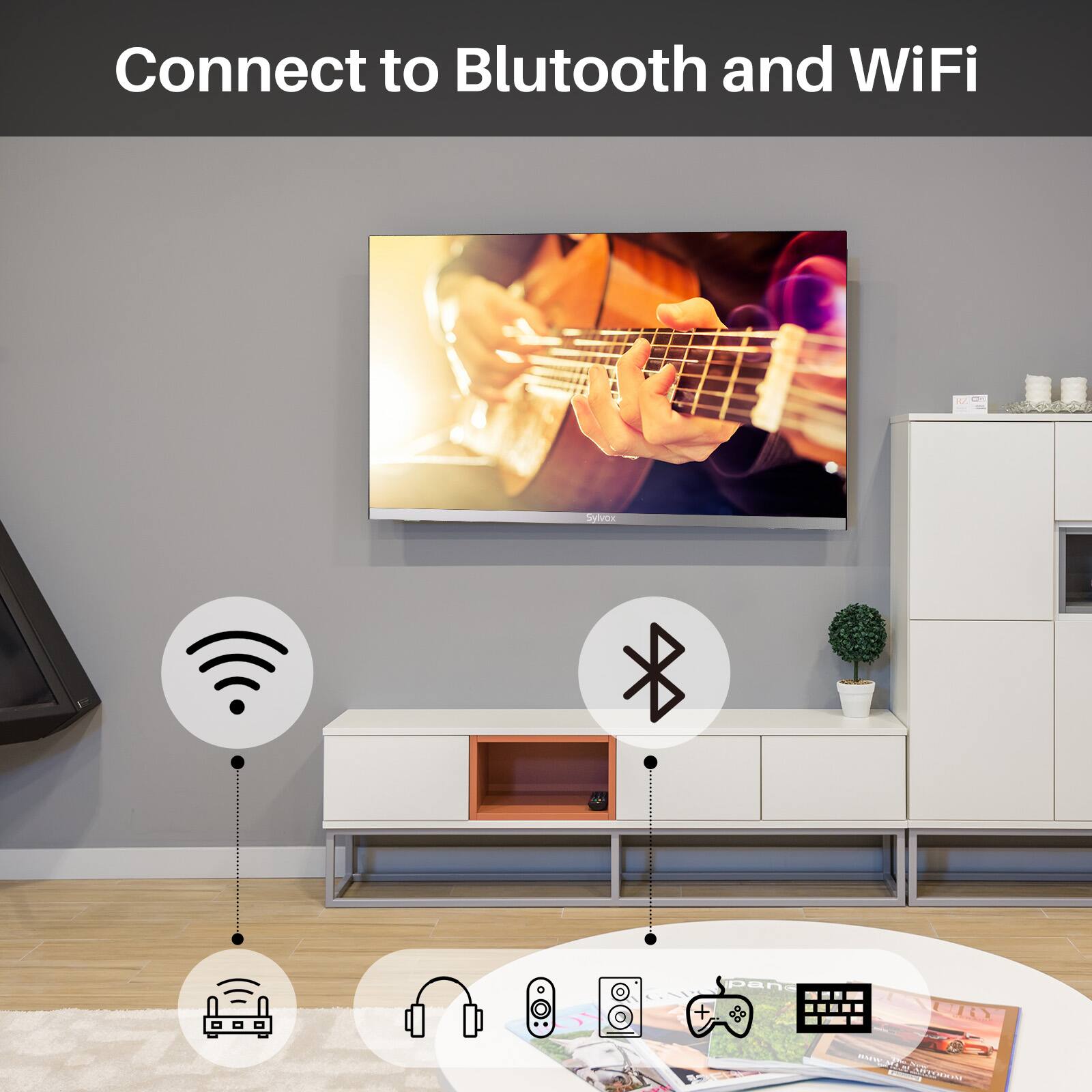 Connect to Bluetooth and WiFi