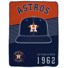 Pegasus - Houston Astros 60- x 80- Hat Stripes Throw Blanket - Multicolor
