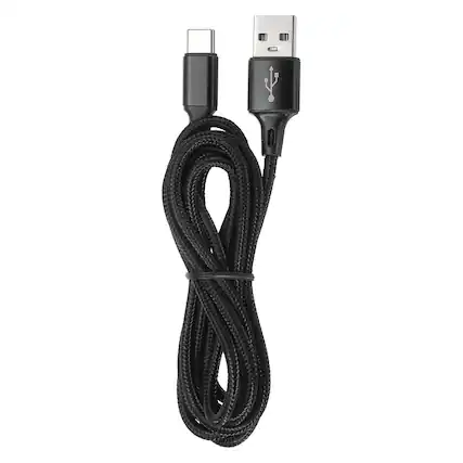 Front. Unique Bargains - Controller Charger Cable USB A to USB C Fast Charging Cord - Black.