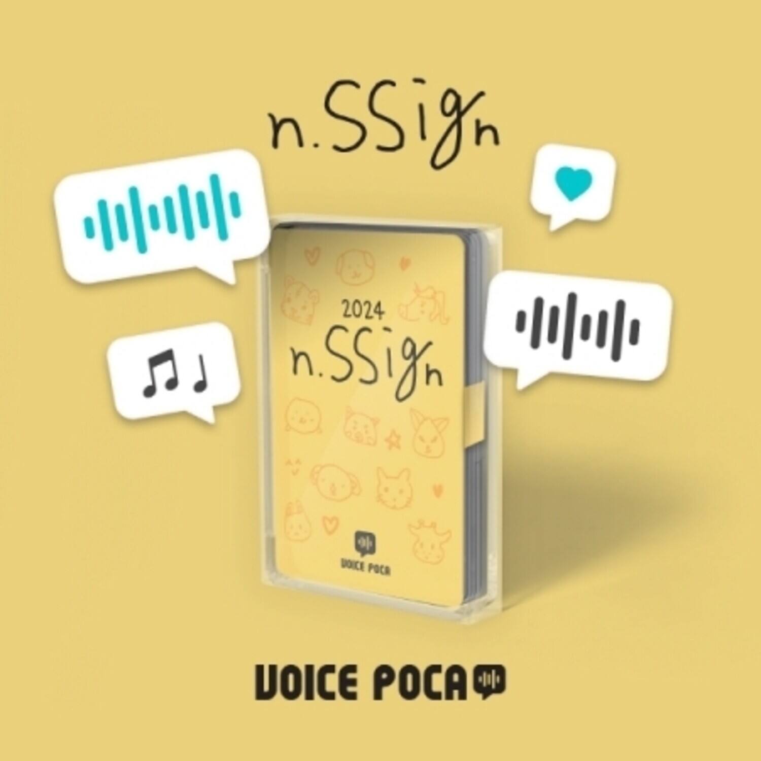 N.Ssign - Voice Poca - 2024 Mini-Calendar Version - incl. 12pc Voice Photocard Set   - DISCLESS DIGITAL [Digital Download] price history on PriceWatchPro