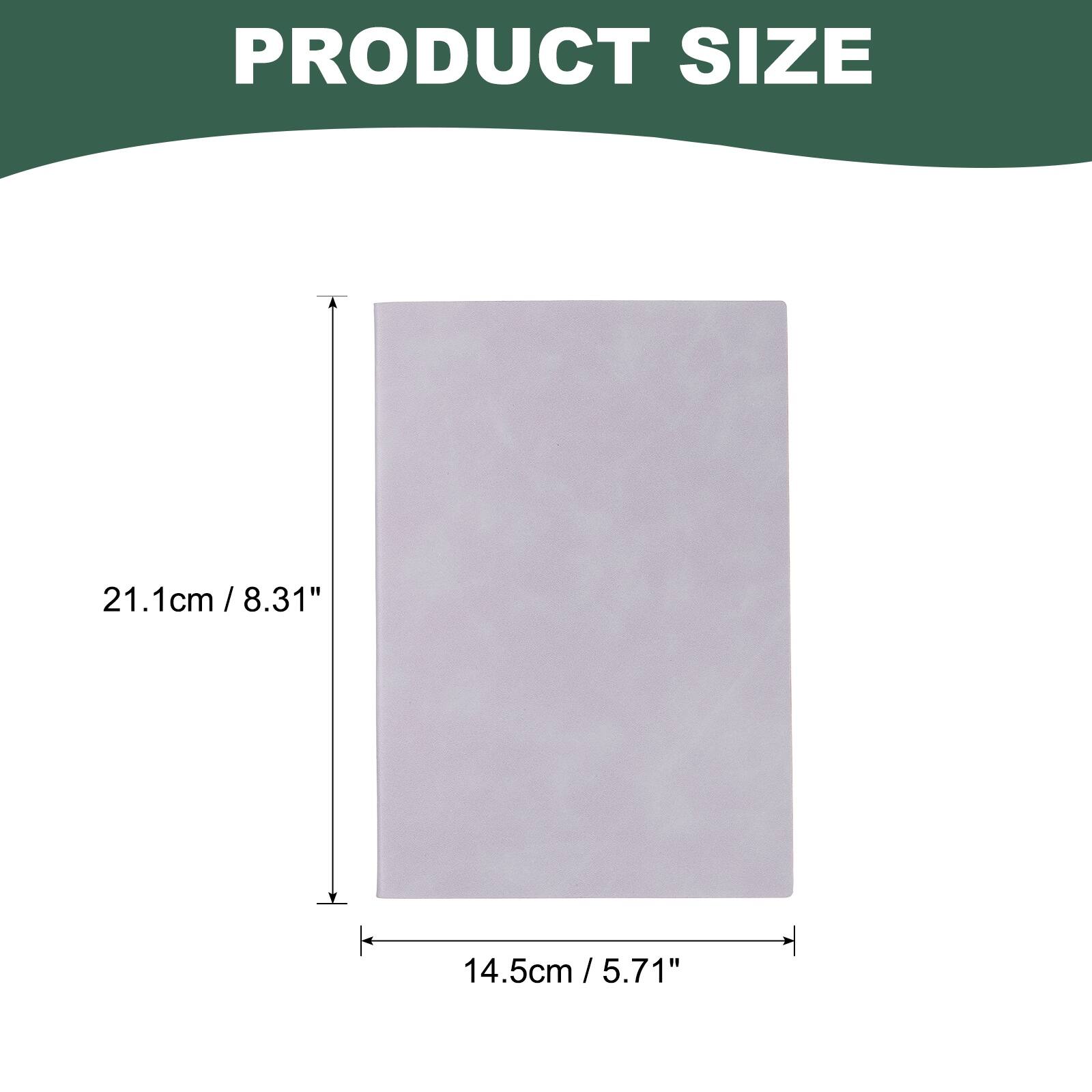 Unique Bargains Lined Journal Notebook 8.3x5.7