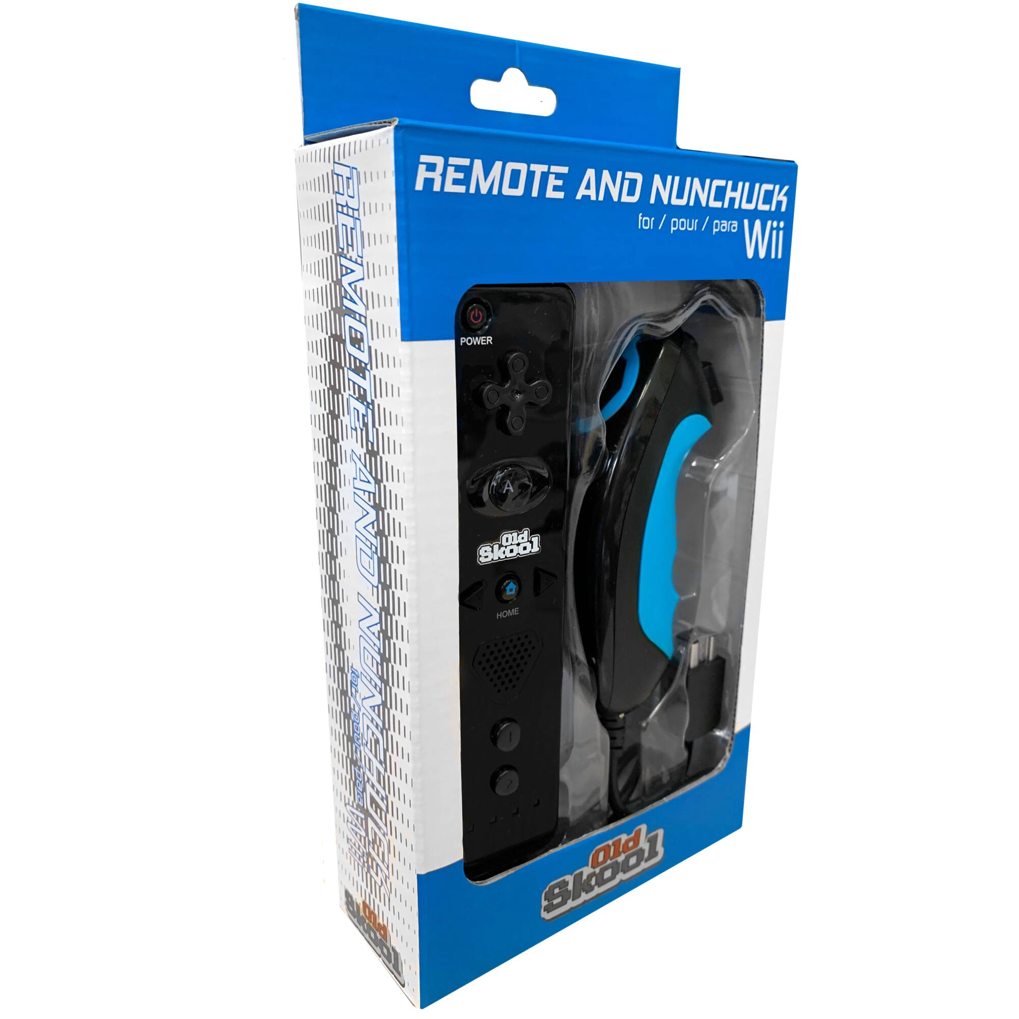 REMOTE AND NUNCHUCK for / pour / para Wii  
POWER  
HOME  
Old Skool