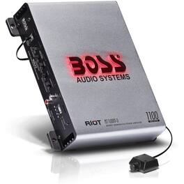 Boss - Audio Systems 1100 Watt Monoblock Car Amplifier for Low/High Level Inputs - Silver